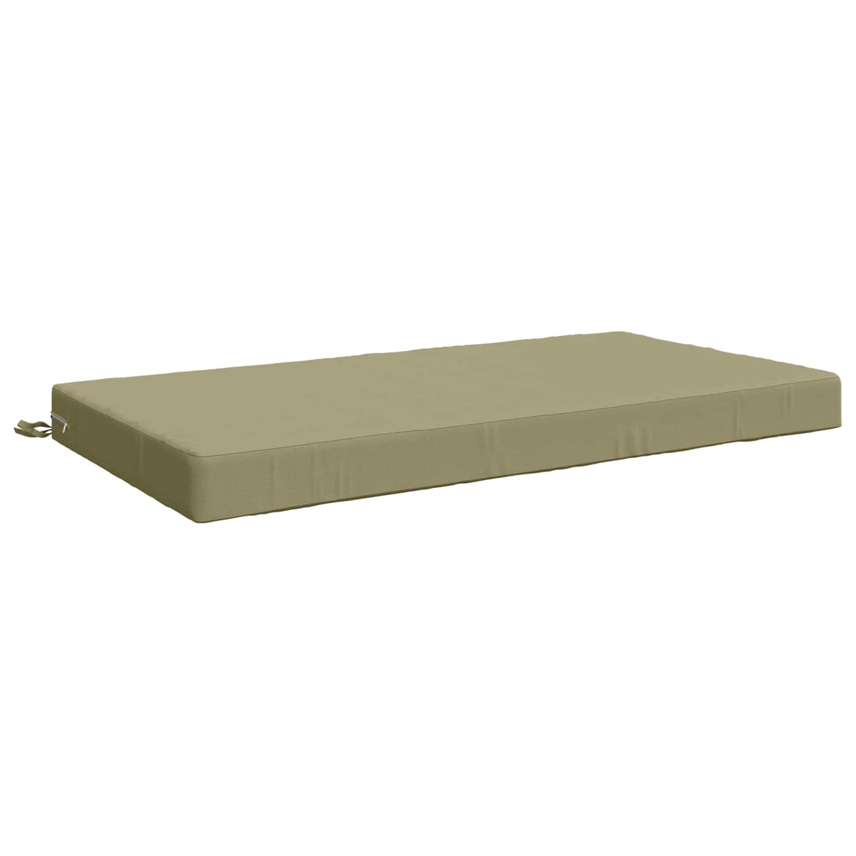 Vidaxl zitkussen soest 100% polyester lichtgroen 120 x 80 x 10 cm