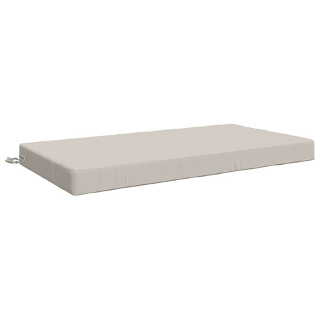 Vidaxl zitkussen soest 100% polyester wit 120 x 80 x 10 cm