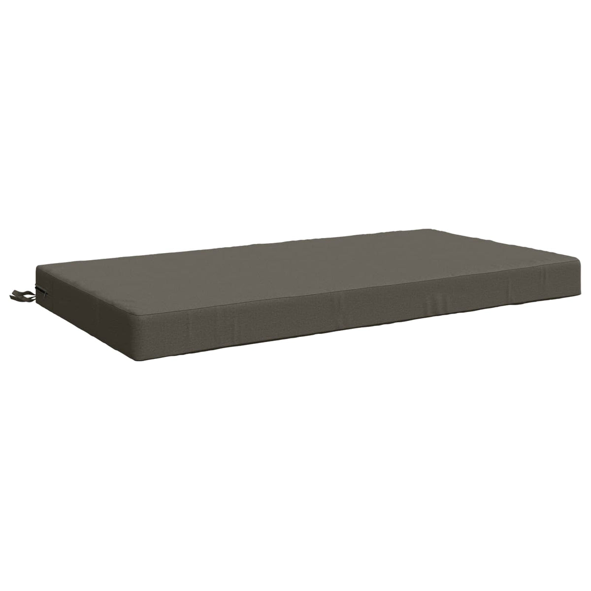 Vidaxl zitkussen soest 100% polyester grijs 120 x 80 x 10 cm