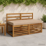 Vidaxl zitkussen soest 100% polyester zand 120 x 80 x 10 cm