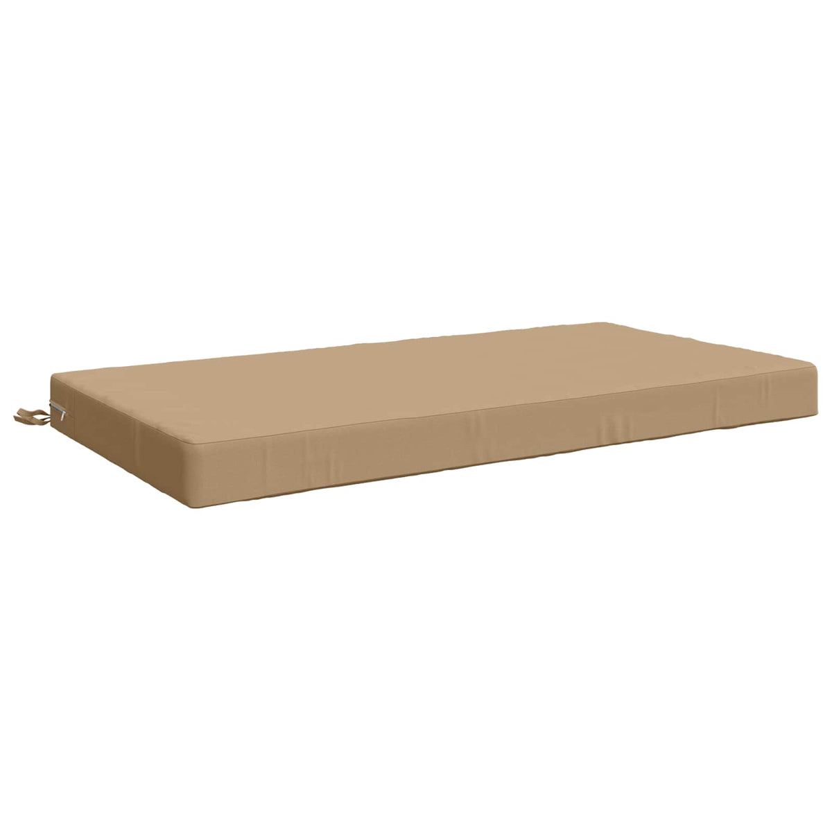 Vidaxl zitkussen soest 100% polyester zand 120 x 60 x 10 cm