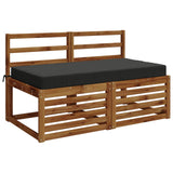Vidaxl zitkussen soest 100% polyester antraciet 120 x 60 x 10 cm