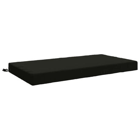 Vidaxl zitkussen soest 100% polyester zwart 120 x 60 x 10 cm