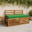 Vidaxl zitkussen soest 100% polyester groen 120 x 80 x 10 cm
