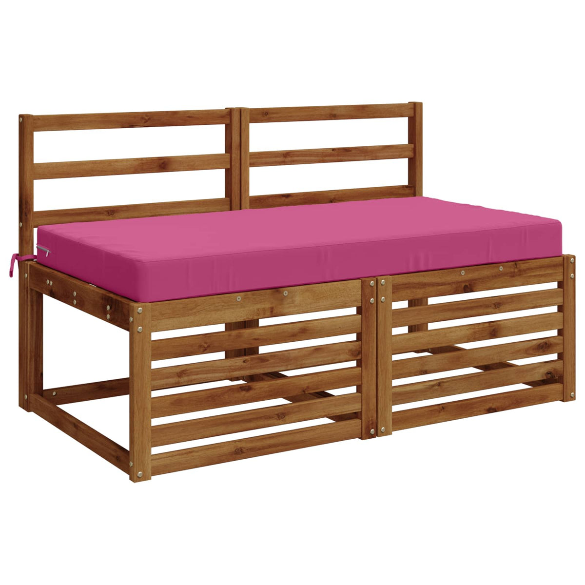 Vidaxl zitkussen soest 100% polyester roze 120 x 60 x 10 cm