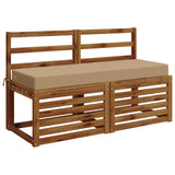 Vidaxl zitkussen soest 100% polyester zand 120 x 40 x 10 cm