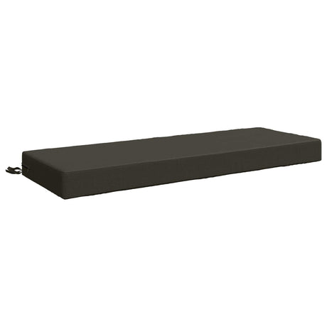 Vidaxl zitkussen soest 100% polyester antraciet 120 x 40 x 10 cm