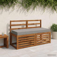 Vidaxl zitkussen soest 100% polyester grijs 120 x 40 x 10 cm