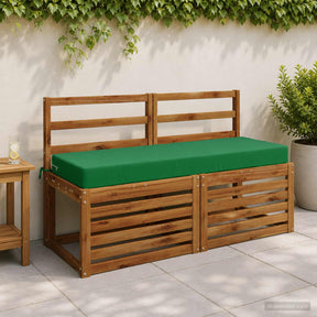 Vidaxl zitkussen soest 100% polyester groen 120 x 40 x 10 cm
