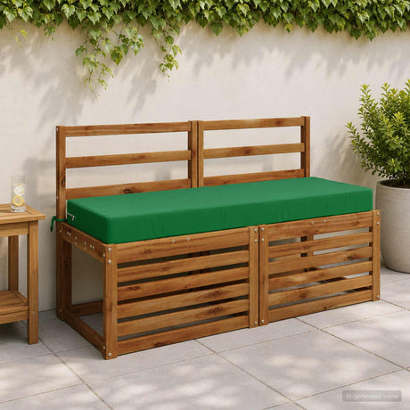 Vidaxl rugkussen soest 100% polyester groen 120 x 40 x 10 cm