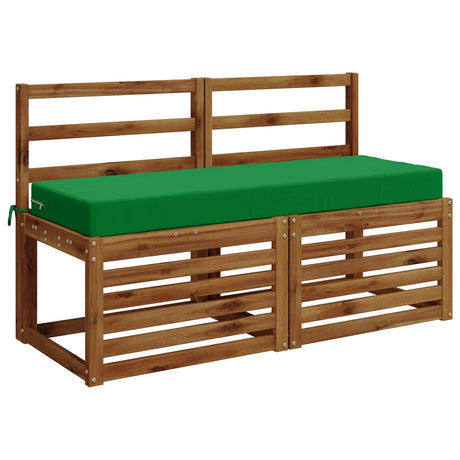 Vidaxl rugkussen soest 100% polyester groen 120 x 40 x 10 cm