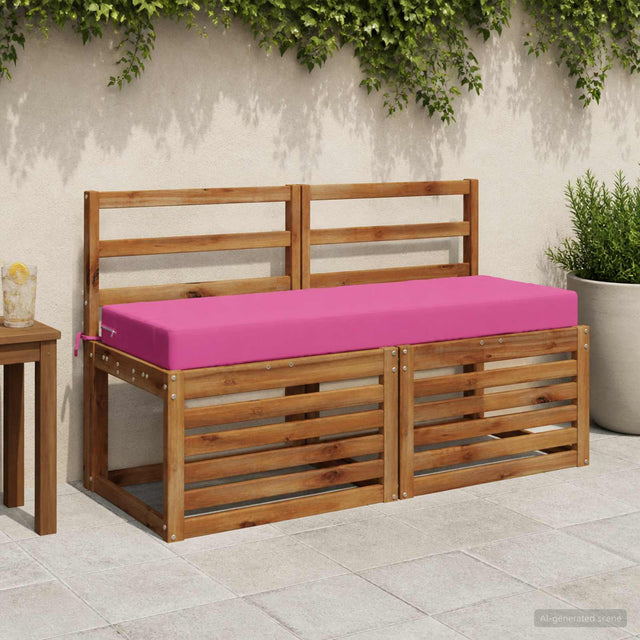 Vidaxl zitkussen soest 100% polyester roze 120 x 40 x 10 cm