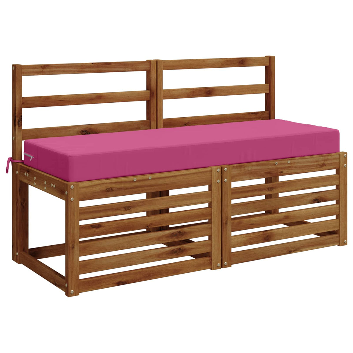 Vidaxl zitkussen soest 100% polyester roze 120 x 40 x 10 cm
