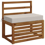 Vidaxl zitkussen soest 100% polyester wit 70 x 40 x 10 cm