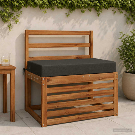 Vidaxl rugkussen soest 100% polyester antraciet 70 x 40 x 10 cm