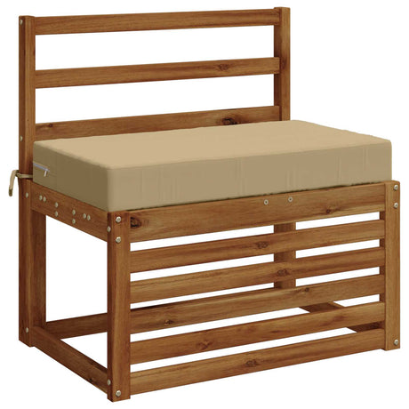 Vidaxl zitkussen soest 100% polyester beige 70 x 40 x 10 cm