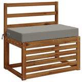 Vidaxl zitkussen soest 100% polyester grijs 70 x 40 x 10 cm