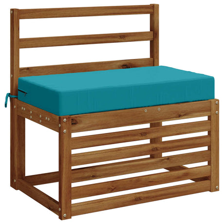 Vidaxl zitkussen soest 100% polyester turquoise 70 x 40 x 10 cm