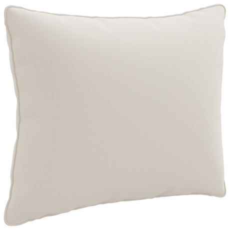 Vidaxl 1-delig rugkussen putten 100% polyester wit 50 x 40 x 15 cm