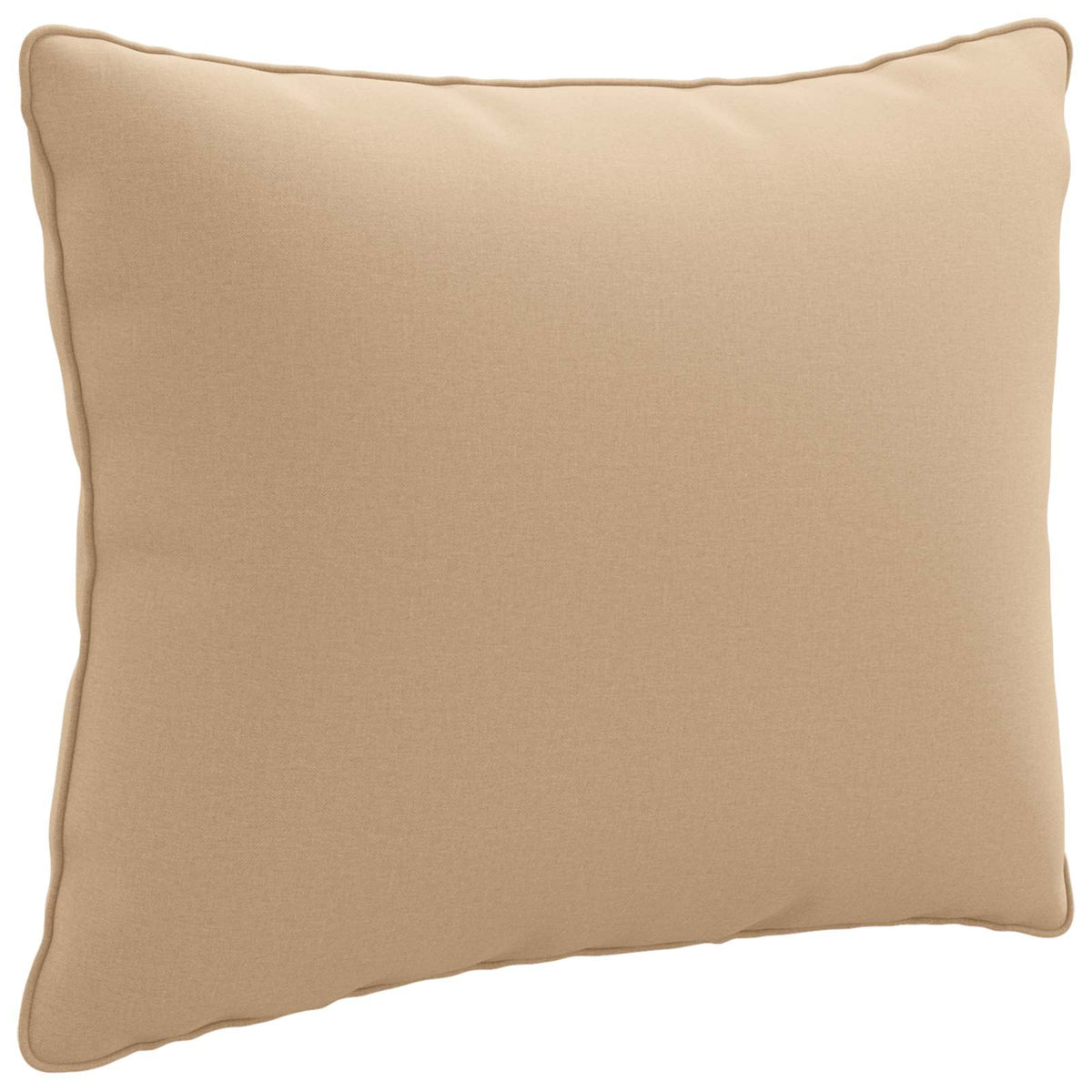 Vidaxl 1-delig rugkussen putten 100% polyester zand 50 x 40 x 15 cm