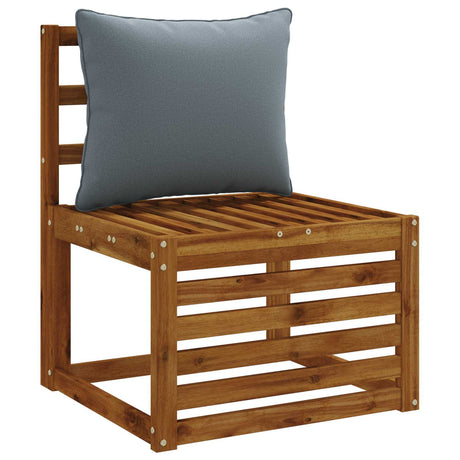 Vidaxl 1-delig rugkussen putten 100% polyester blauw 50 x 40 x 15 cm