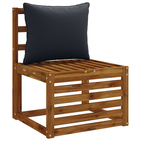 Vidaxl rugkussen putten 100% polyester donkerblauw 50 x 40 x 15 cm