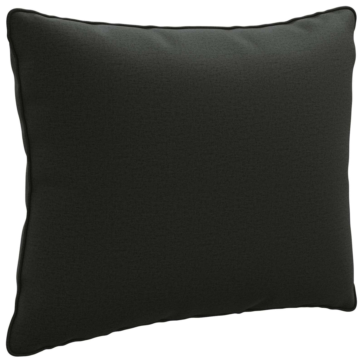 Vidaxl 1-delig rugkussen putten 100% polyester zwart 50 x 40 x 15 cm