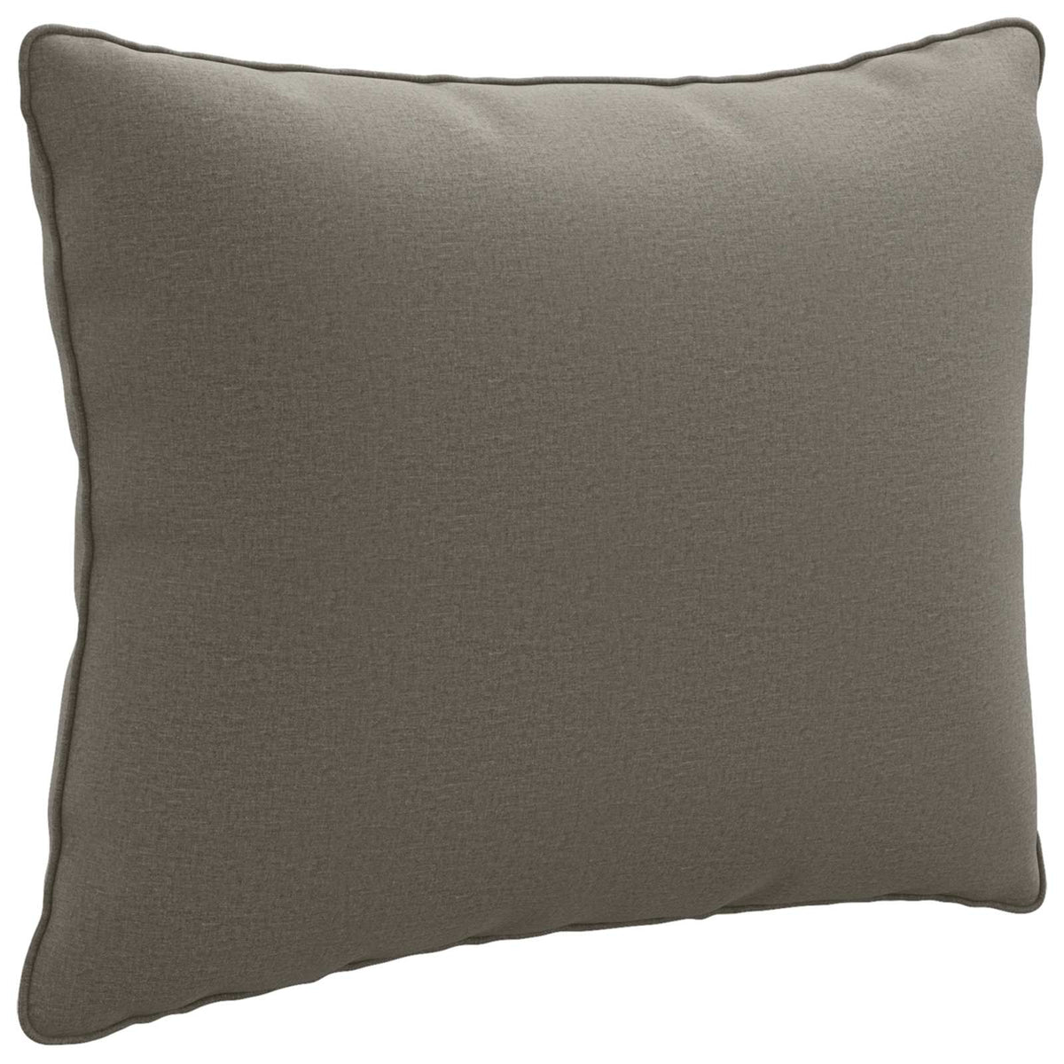 Vidaxl 1-delig rugkussen putten 100% polyester grijs 50 x 40 x 15 cm