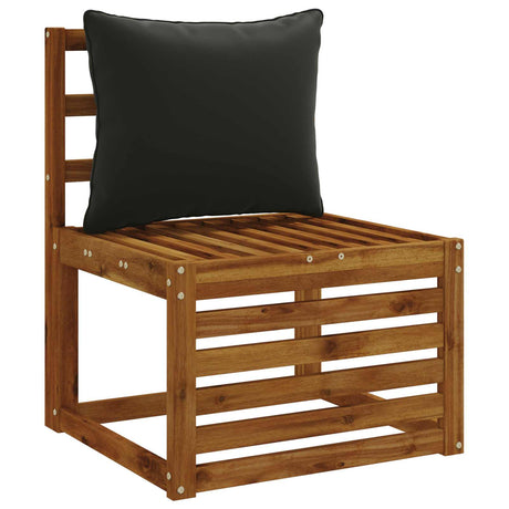 Vidaxl 1-delig rugkussen putten 100% polyester zwart 50 x 40 x 15 cm
