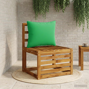 Vidaxl 1-delig rugkussen putten 100% polyester groen 50 x 40 x 15 cm