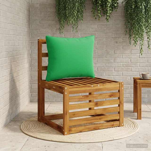 Vidaxl 1-delig rugkussen putten 100% polyester groen 50 x 40 x 15 cm