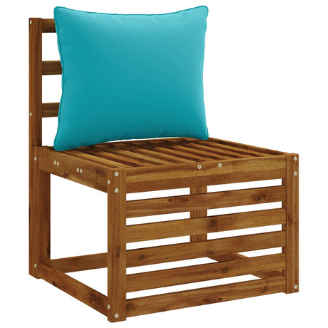Vidaxl 1-delig rugkussen putten 100% polyester turquoise