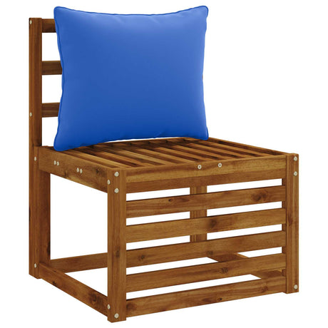 Vidaxl 1-delig rugkussen putten 100% polyester koninklijk blauw