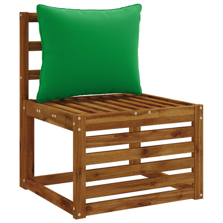 Vidaxl 1-delig rugkussen putten 100% polyester groen 60 x 40 x 15 cm
