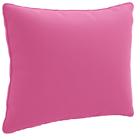 Vidaxl 1-delig rugkussen putten 100% polyester roze 60 x 40 x 15 cm