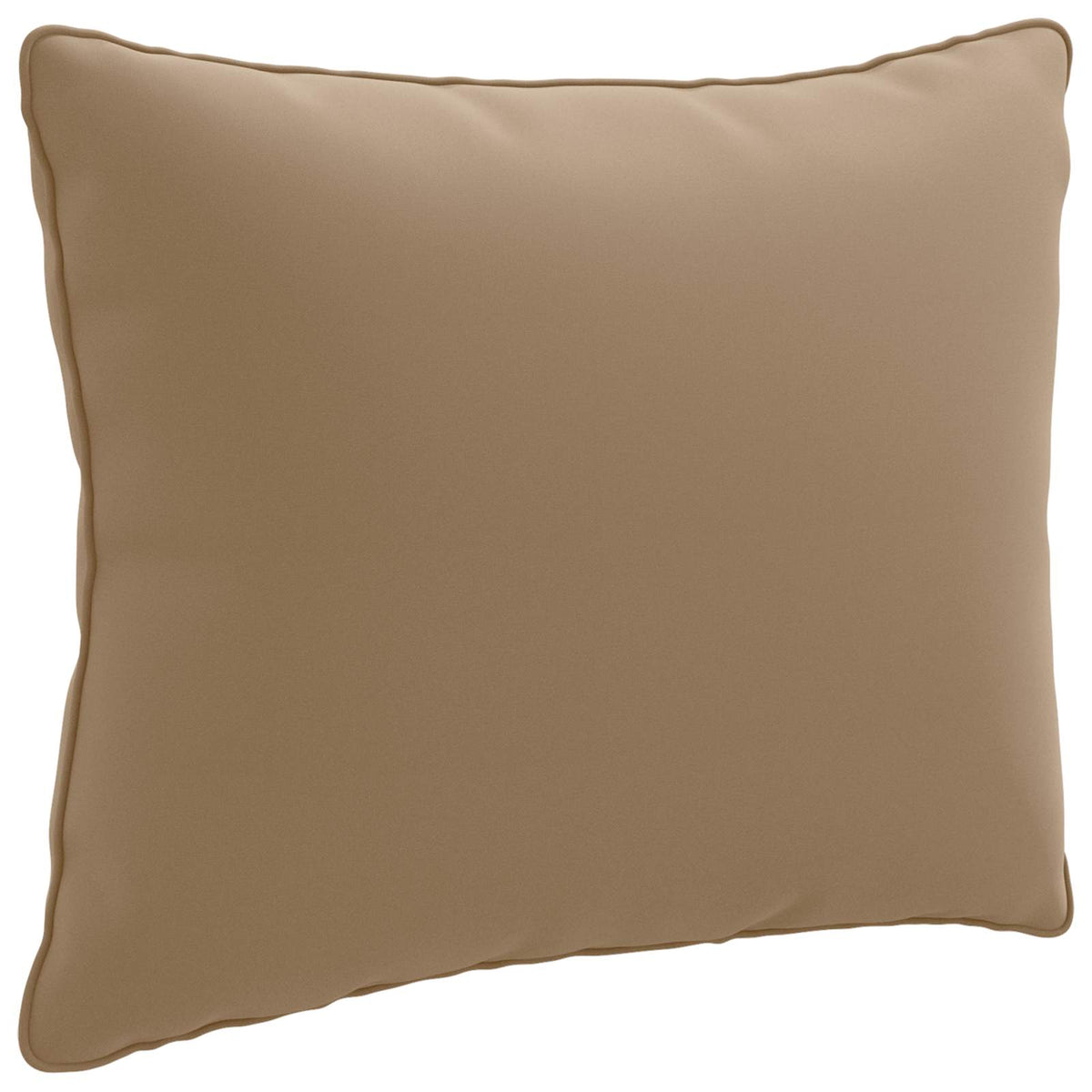 Vidaxl 1-delig rugkussen putten 100% polyester taupe 60 x 40 x 15 cm