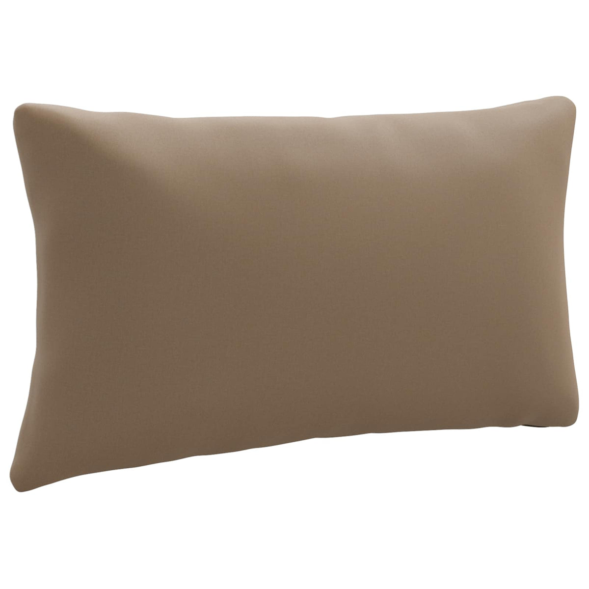 Vidaxl rugkussen putten 100% polyester taupe 70 x 40 x 15 cm