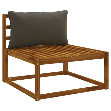 Vidaxl rugkussen putten 100% polyester antraciet 70 x 40 x 15 cm