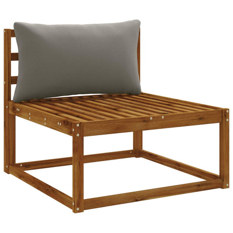 Vidaxl rugkussen putten 100% polyester grijs 70 x 40 x 15 cm