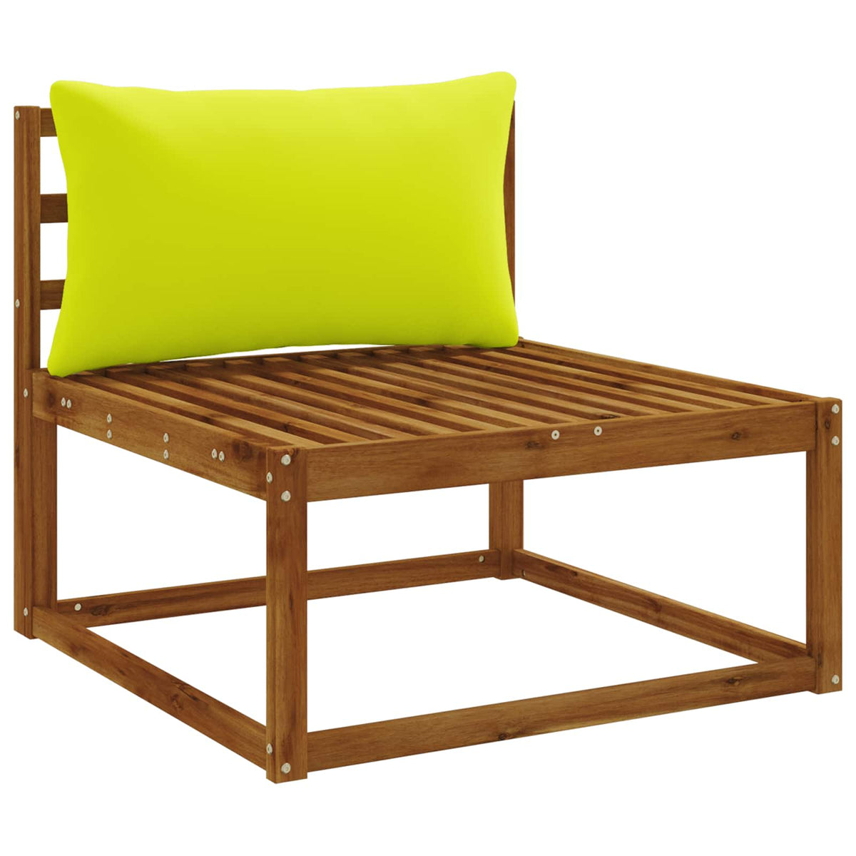 Vidaxl rugkussen putten 100% polyester helder groen 70 x 40 x 15 cm