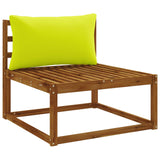 Vidaxl rugkussen putten 100% polyester helder groen 70 x 40 x 15 cm