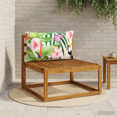 Vidaxl rugkussen putten 100% polyester meerkleurig 70 x 40 x 15 cm