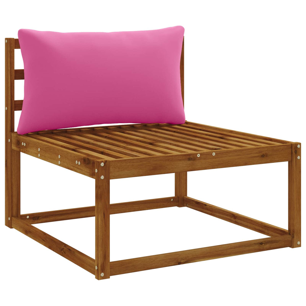 Vidaxl rugkussen putten 100% polyester roze 80 x 40 x 15 cm
