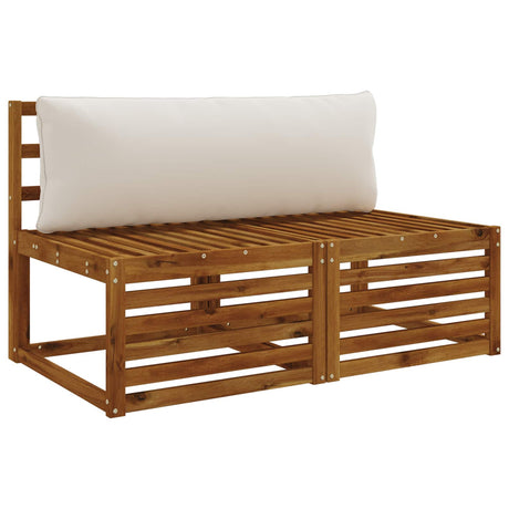 Vidaxl 1-delig rugkussen putten 100% polyester wit 120 x 40 x 15 cm
