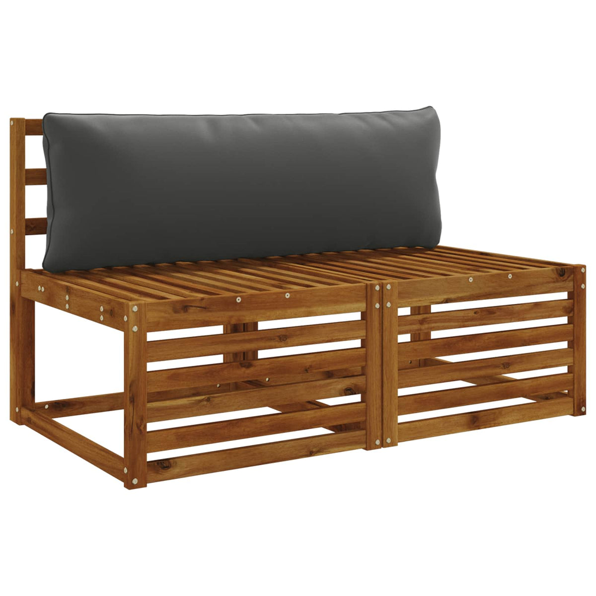 Vidaxl rugkussen putten 100% polyester antraciet 120 x 40 x 15 cm