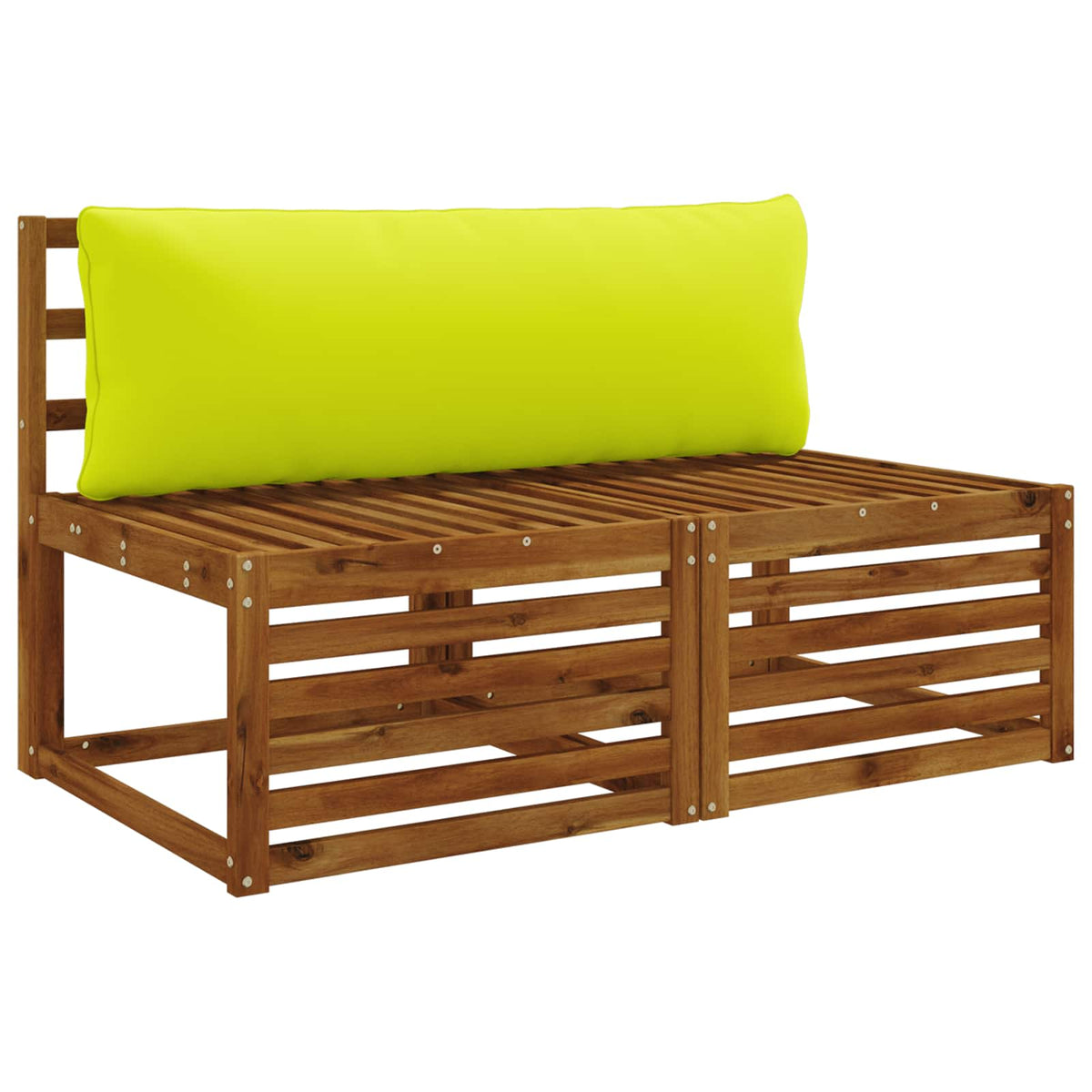 Vidaxl rugkussen putten 100% polyester helder groen 120 x 40 x 15 cm