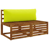 Vidaxl rugkussen putten 100% polyester helder groen 120 x 40 x 15 cm
