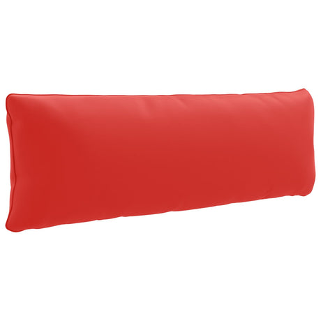 Vidaxl 1-delig rugkussen putten 100% polyester rood 120 x 40 x 15 cm