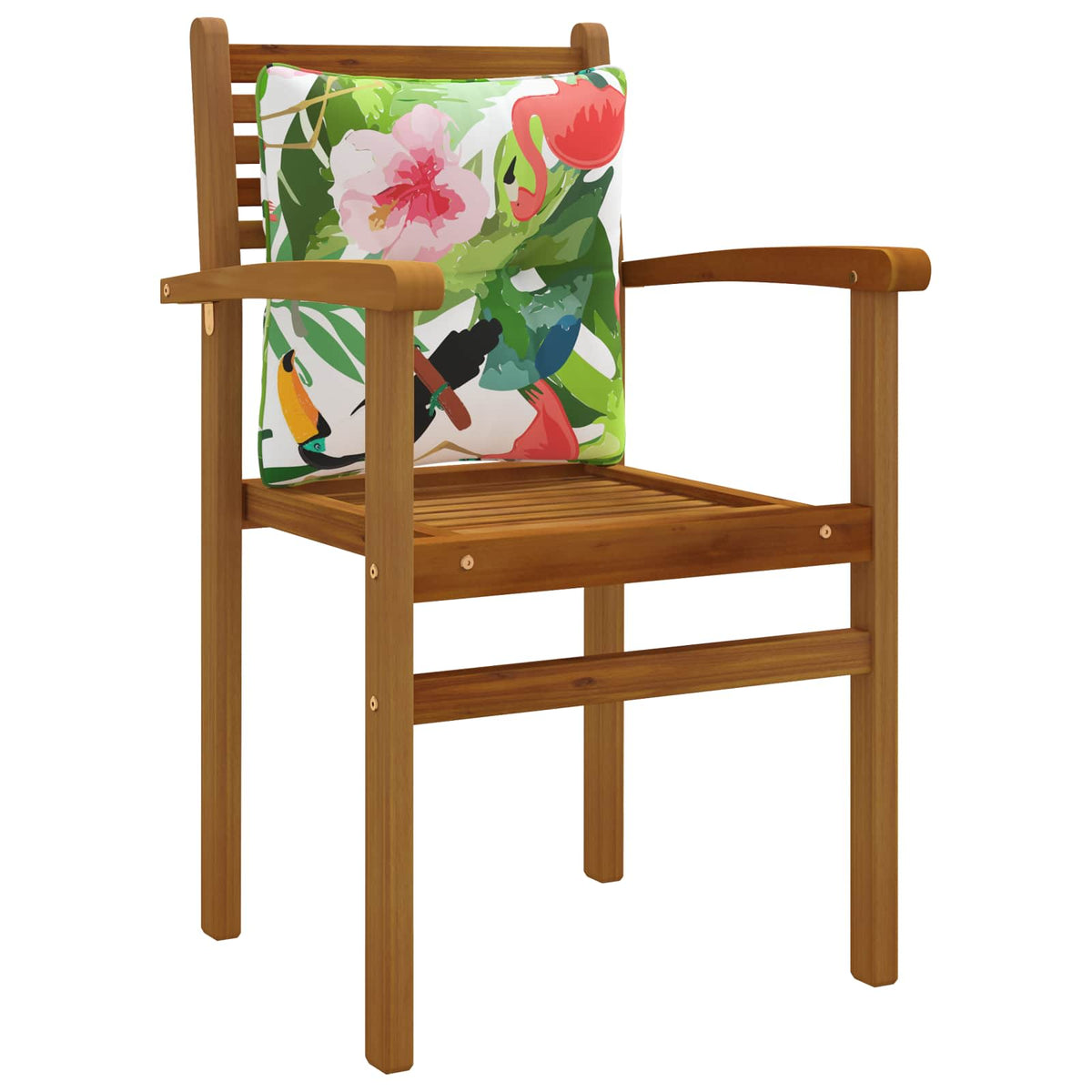 Vidaxl rugkussen putten 100% polyester meerkleurig 40 x 40 x 10 cm
