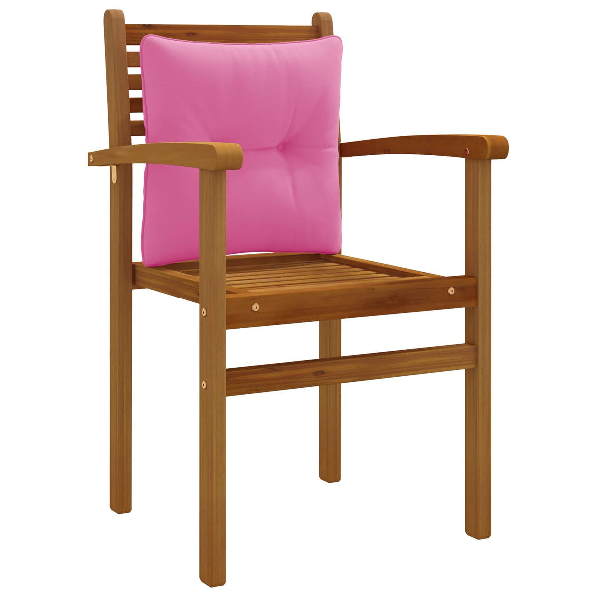 Vidaxl rugkussen putten 100% polyester roze 40 x 40 x 10 cm